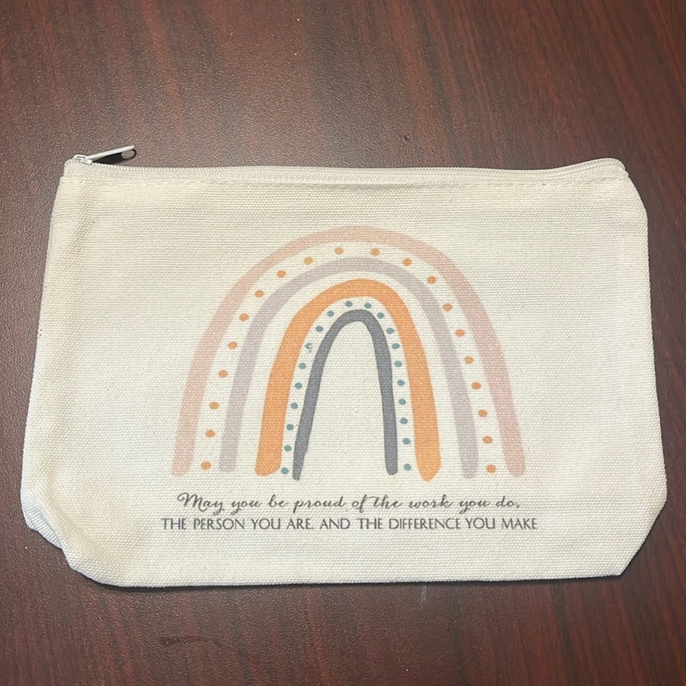 Canvas Makeup Bag